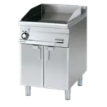 Grilovací deska 59x52 elektrická chromovaná hladká s podestavbou 400 V | RM - FTL-76ETS