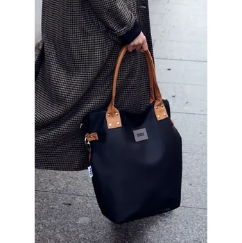 Kabelka Velká kabelka MANA MANA Černá/Hnědá