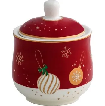 Cukřenka Cukřenka ALLELUIA BRANDANI (barva - porcelán, bílá/červená/zlatá)