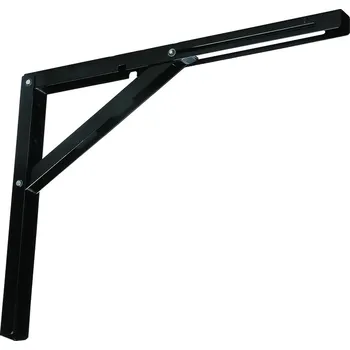 Konzola sklopná 400mm černá (Konzola sklopná 400mm černá)