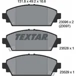 Sada brzdových destiček, kotoučová brzda TEXTAR 2309601