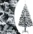 Vánoční stromek vidaXL 328478 umělý vánoční stromeček zasněžený zelený