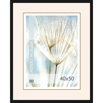 Fotoalbum Fotorámeček Quadro 8, 40 × 50 cm, dřevěný, černý