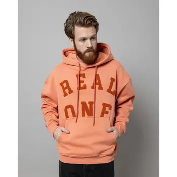 Pánská mikina 2Y Premium Oranžová oversized mikina AMONGST Velikost: M