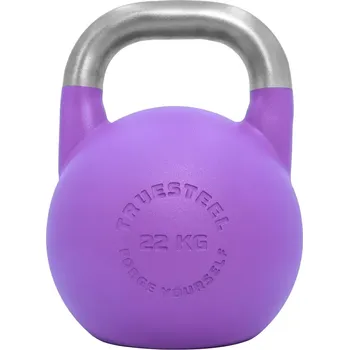 TRUESTEEL Závodní ocelový Kettlebell (barevný 4 kg - 32 kg) 22 kg