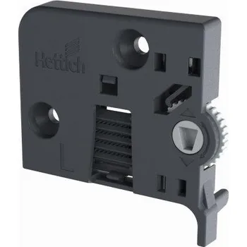 Nábytkové kování HETTICH 9183187 Quadro 4D seřízení sklonu L (HETTICH 9183187 Quadro 4D seřízení sklonu L)