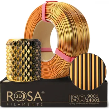 Filament ReFill ROSA3D / PLA MAGIC SILK / MISTIC TIGER / 1,75 mm / 1 kg
