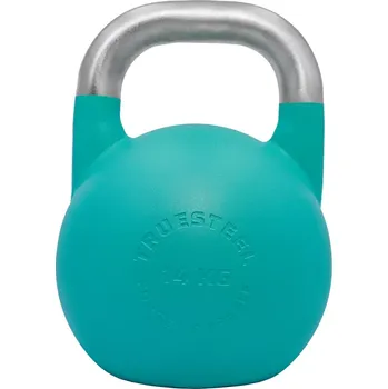 TRUESTEEL Závodní ocelový Kettlebell (barevný 4 kg - 32 kg) 14 kg