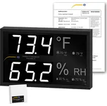 Přístroj pro měření klimatu PCE-EMD 10, pro měření teploty a vlhkosti, certifikát ISO