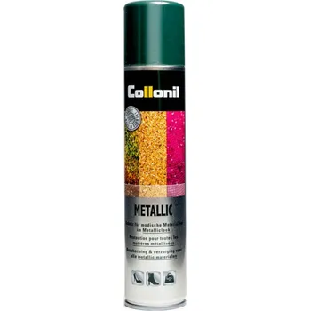 Přípravek pro údržbu obuvi Collonil Metallic Spray 200 ml - ochranný sprej na materiály s metalickou úpravou