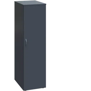 Šatní skříň EST 4 - 42 šatní skříň, 1-dveřová, tyč, pravá, 1450x400x600, antracit