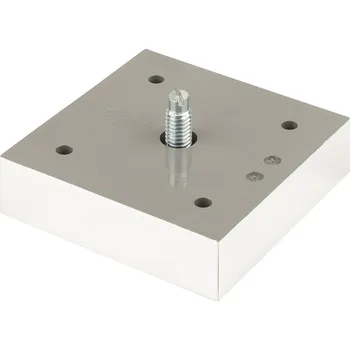 Nábytkové kování Poliplast nábytková noha 75x75x20 mm chrom lesklý