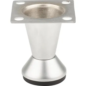 Nábytkové kování StrongLegs nábytková noha FS002 80Rmm chrom matný (StrongLegs nábytková noha FS002 80Rmm chrom matný)