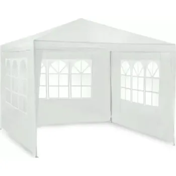 Zahradní stan Zahradní altán PLONOS 3 x 3m bílý a 3 stěny