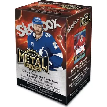 Sběratelská karetní hra 2021-22 Upper Deck Skybox Metal Universe Hockey Blaster Box