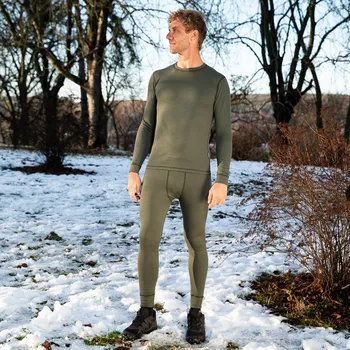 Pánské termo spodky TERMOVEL Pánské spodky WOOL PANTS khaki VELIKOST: 2XL