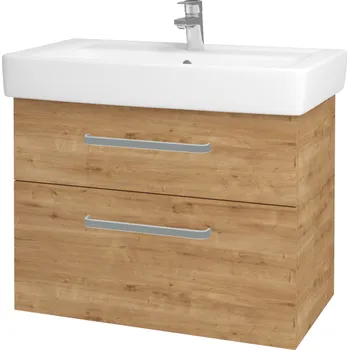 Koupelnový nábytek Dřevojas - Umyvadlová skříňka Q MAX SZZ2 80 - D09 Arlington / Úchytka T01 / D09 Arlington 115715A
