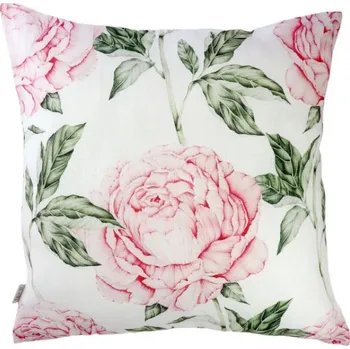 Kuchyňská zástěra Lněný povlak na polštář 40x40 Pivoňka