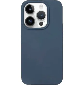 Pouzdro na mobilní telefon Silikonový kryt pro iPhone 15 Pro Max - tmavě modrý