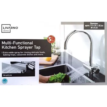 Sprchová hadice LIVARNO home Multifunkční kuchyňská sprchová armatura 342173