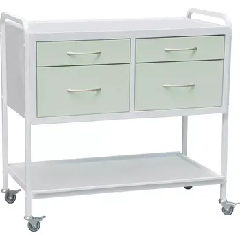 OV - 94 vozík 4-zásuvkový, šířka 900 mm, bílý/zelinkavý