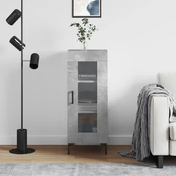 Příborník do zásuvky vidaXL Příborník 34,5 x 34 x 90 cm kompozitní dřevo [828797] Barva: Betonová šedá