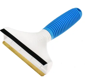 Autoškrabka Mosazná škrabka s rukojetí GRIPON a gumovou stěrkou na vodu (71690)