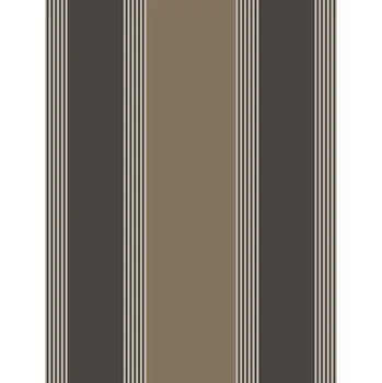 Tapeta Cristiana Masi by Parato Hnědá vliesová tapeta s pruhy, 28877, Thema, Cristiana Masi by Parato, velikost 10,05 x 0,53 m