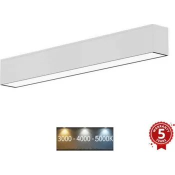 Sinclair Přisazené LED lineární svítidlo LSM 32-50CCT, 3000-5000K, 150cm Barva: Bílá