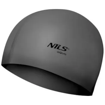 Silikonová čepice NILS Aqua NQC SL02 tmavěšedá