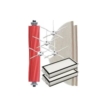 Sada příslušenství pro robotický vysavač HEPA filtry a kartáče pro vysavač XIAOMI Q7 Max Roborock a sada mopů 9ks