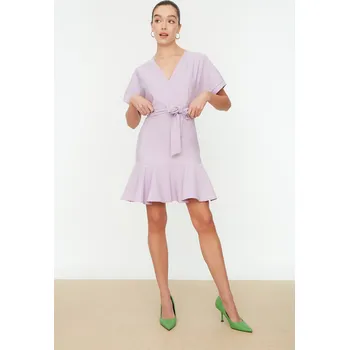 Dámské šaty Dámské šaty Trendyol Belted Trendyol šedá 1444695