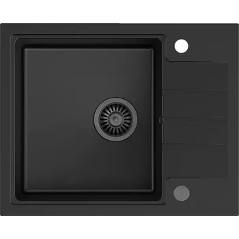 Granitový dřez Quadron Peter dřez graniteq 62x50 cm černá HCQP6250BLM_PC