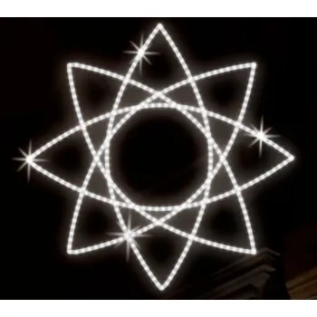 Vánoční světelný řetěz Polamp POL-0092 - 2D dekorace - Rozeta - Ø 100 cm