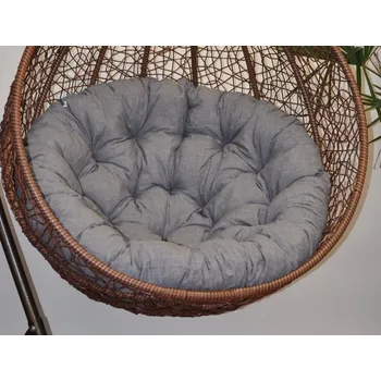 Podsedák Nábytek PEGAS Polstr na závěsnou houpačku Imperia - šedý melír