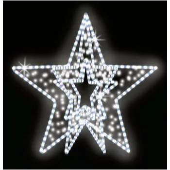 Vánoční osvětlení Polamp POL-0630 - 3D dekorace - Závěsná hvězda - Ø200cm