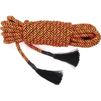 Zlatý barevný nylonový bondage provaz – tl. 0.5 cm 10 metrů