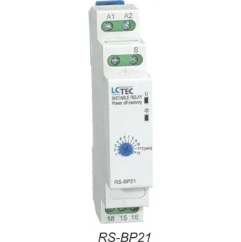 Relé LC TEC Impulzní relé (bistabilní) RS-BP21 230V s regulací času