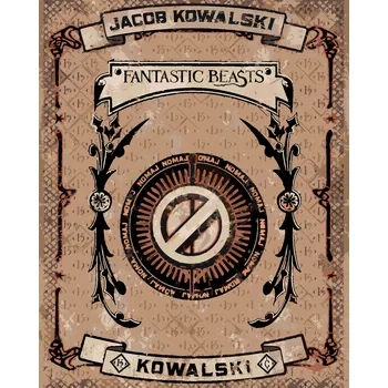 ZUTY Malování podle čísel - PLAKÁT JACOB KOWALSKI (FANTASTICKÁ ZVÍŘATA) Rozměr: 40x50 cm, Rámování: bez rámu a bez vypnutí plátna