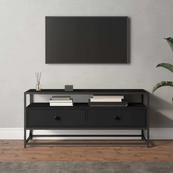 Nábytek vidaXL TV skříňka 100 x 35 x 45 cm kompozitní dřevo [826306] Barva: Černá