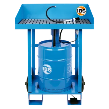 Vysokotlaký čistič IBS Scherer Mycí stůl typ F2 pojízdný, 50 litrů, nosnost 100 kg, elektrické čerpadlo a štětec - IBS