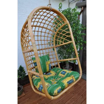 Podsedák Nábytek PEGAS Polstr na závěsnou houpačku zelený