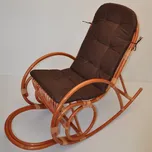 Nábytek PEGAS Polstr UNI na houpací křeslo látka hnědý kepr