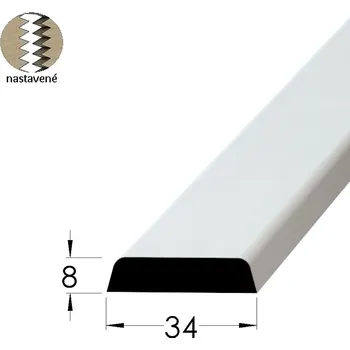 Stropní lišta Krycí lišta - K 3408 SM /150 nast.