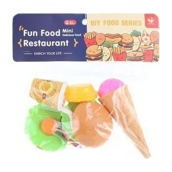 nádobí do dětské kuchyňky Sada jídla v sáčku