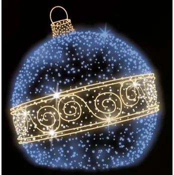 Vánoční osvětlení Polamp POL-1903 - 3D dekorace - Baňka - Ø490cm