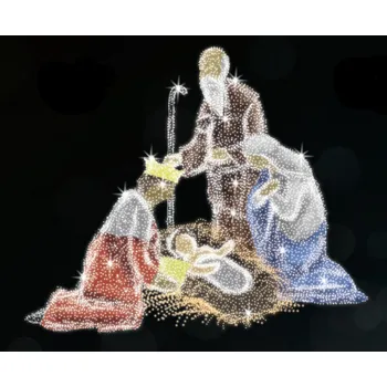 Vánoční osvětlení Polamp POL-1952M - 3D dekorace - Betlém - 180 x 225 cm