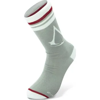 Pánské ponožky ABY STYLE Assassin‘s Creed - White Crest, One size, bílá