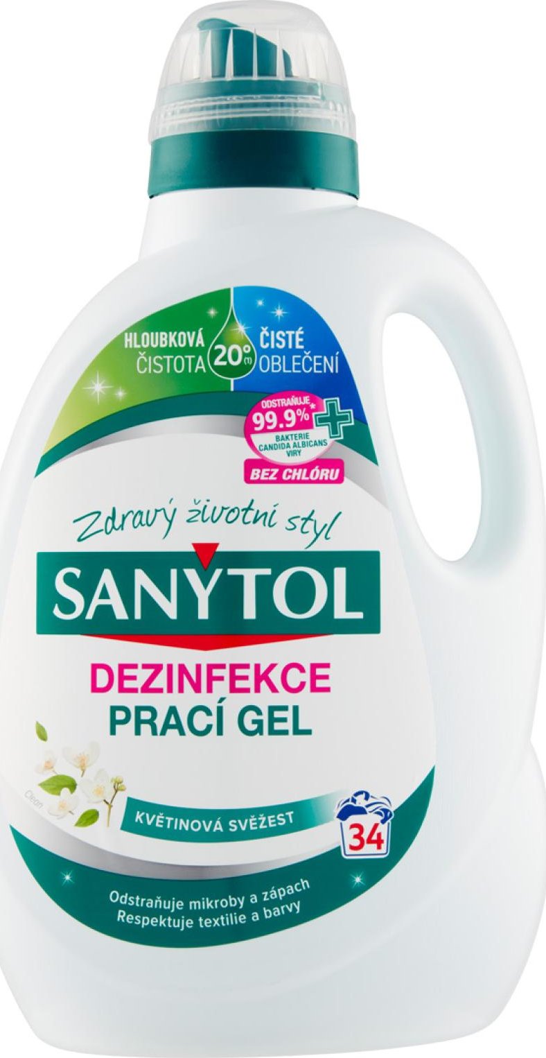 Sanytol dezinfekční prací gel 1,7l/34PD
