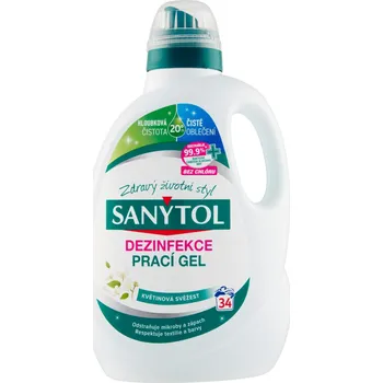 Prací gel Sanytol dezinfekční prací gel 1,7l/34PD